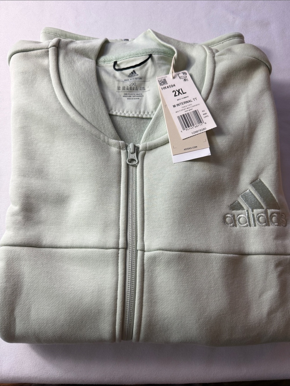 adidas Men’s Light Sage Full-Zip